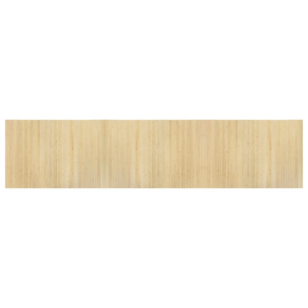 vidaXL Koberec obdélníkový světle přírodní 70 x 300 cm bambus