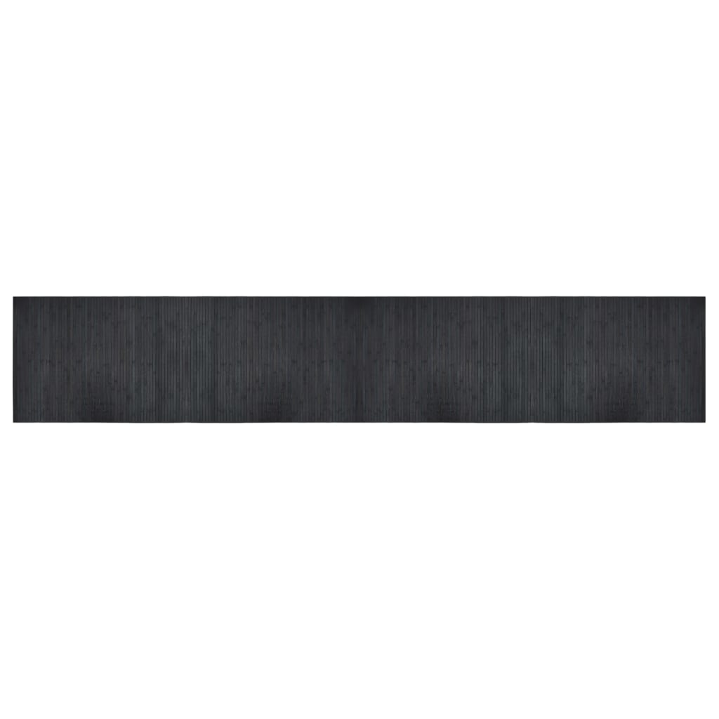 vidaXL Koberec obdĺžnikový sivý 70x400 cm bambus