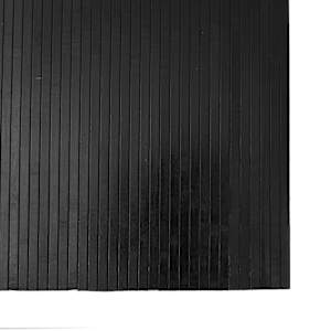 Koberec obdélníkový černý 80 x 100 cm bambus - obrázek 6