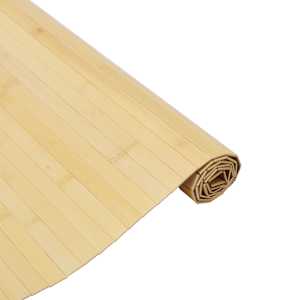 Koberec obdélníkový světle přírodní 80 x 100 cm bambus - obrázek 4