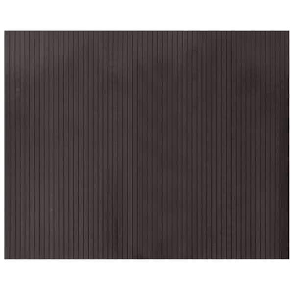 vidaXL vaip, ristk&uuml;likukujuline, tumepruun, 80 x 100 cm, bambus