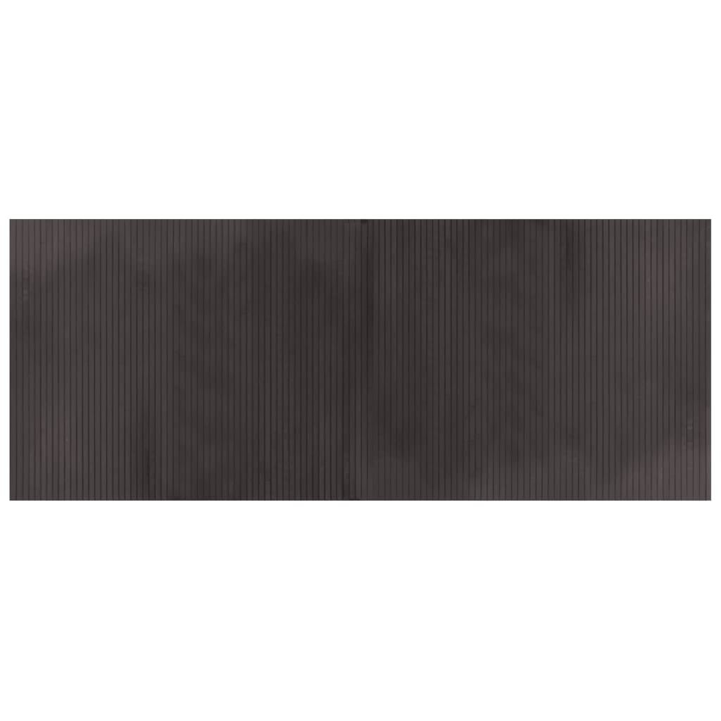 vidaXL Koberec obdélníkový tmavě hnědý 80 x 200 cm bambus