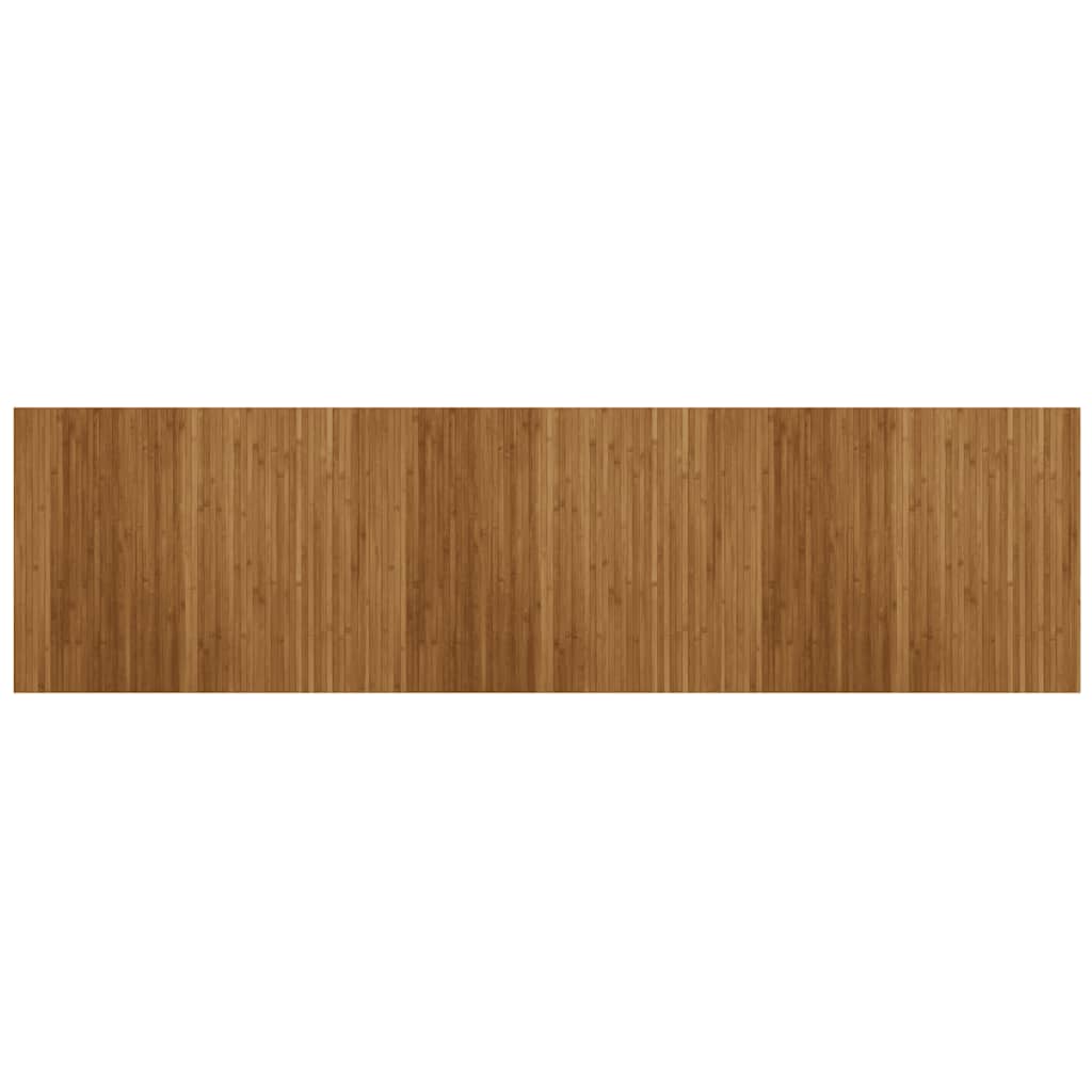 vidaXL Koberec obdĺžnikový hnedý 80x300 cm bambus