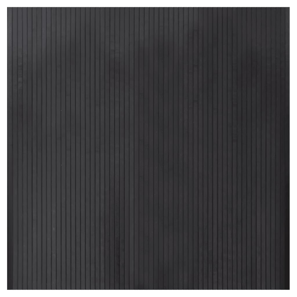 vidaXL Koberec obdĺžnikový sivý 100x100 cm bambus