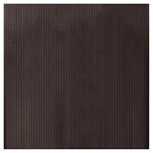 Koberec obdélníkový tmavě hnědý 100 x 100 cm bambus - obrázek 2