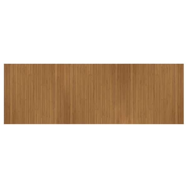 vidaXL vaip, ristk&uuml;likukujuline, pruun, 100 x 300 cm, bambus