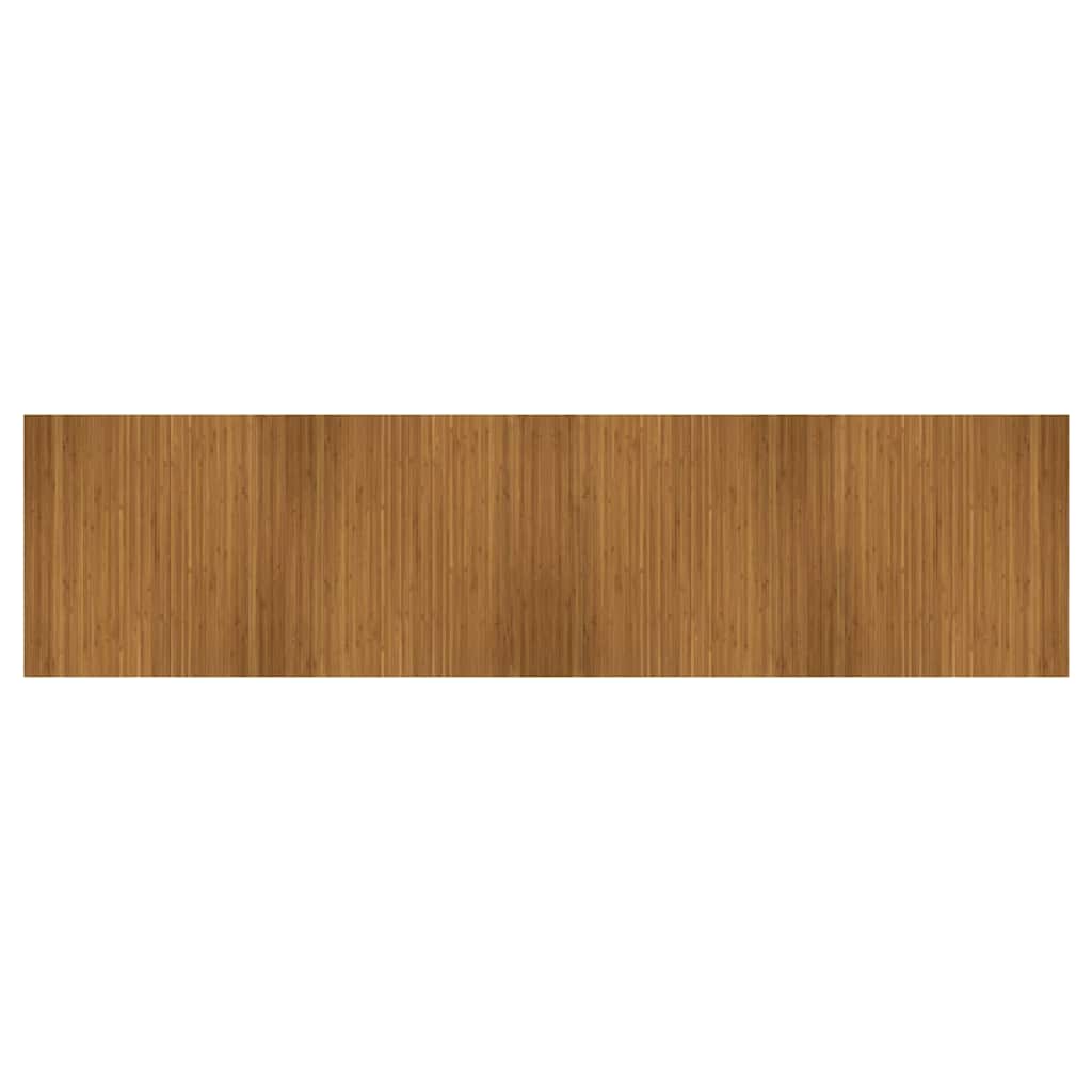 vidaXL Koberec obdĺžnikový hnedý 100x400 cm bambus