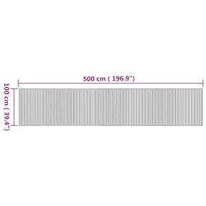 Koberec obdélníkový přírodní 100 x 500 cm bambus - obrázek 8