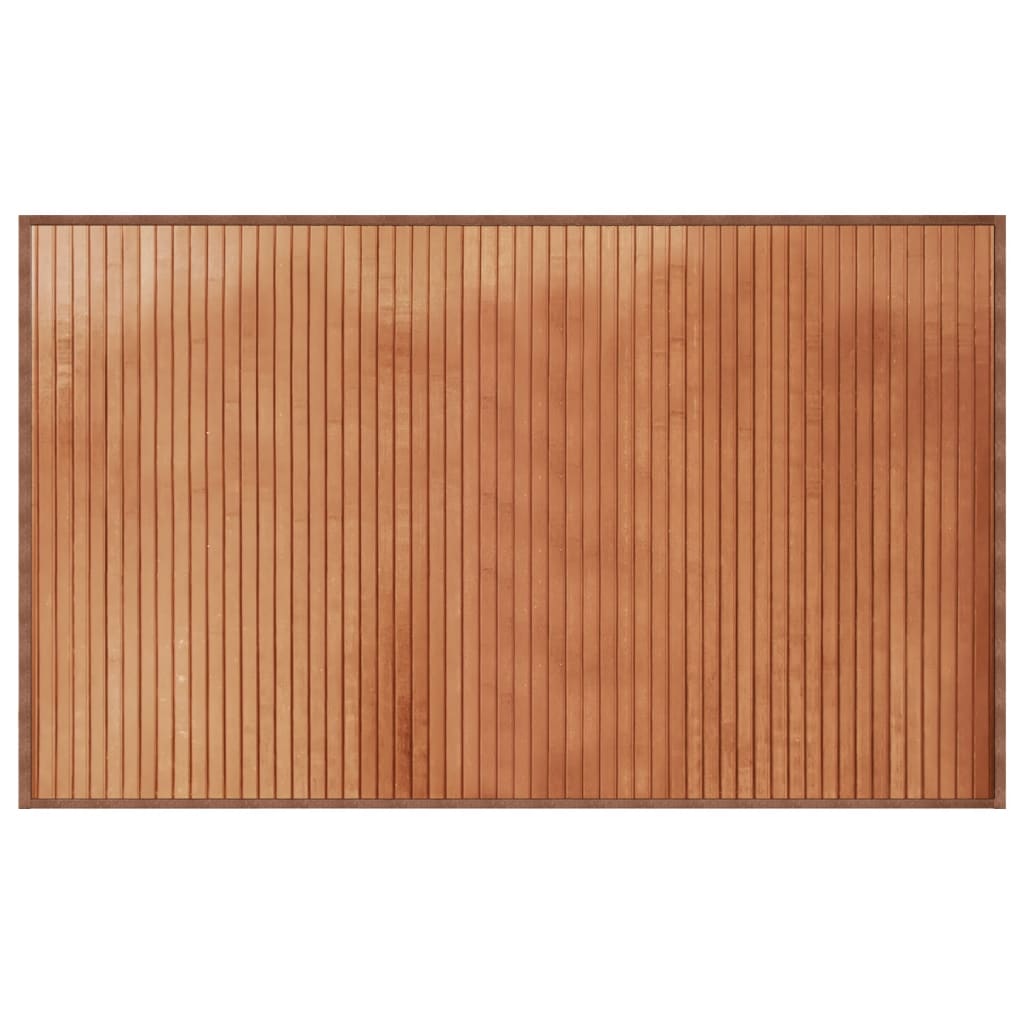 vidaXL Koberec obdélníkový hnědý 60 x 100 cm bambus