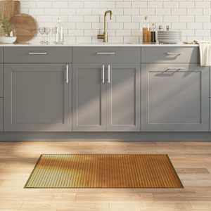 Preproga pravokotna rjava 60x100 cm bambus