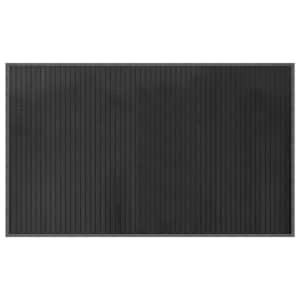 vidaXL vaip ristk&uuml;likukujuline, hall, 60 x 100 cm, bambus