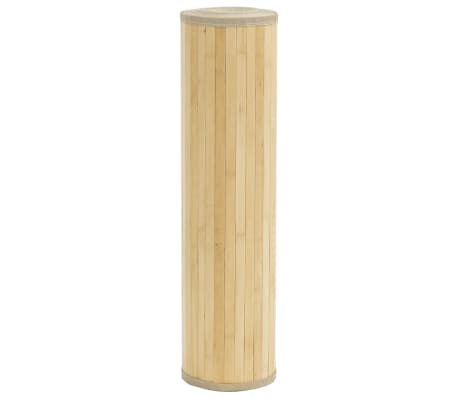 vidaXL Rug Rectangular Light Natural 60x200 cm Bamboo