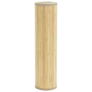 vidaXL Rug Rectangular Light Natural 60x200 cm Bamboo