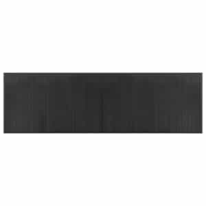 Koberec obdélníkový šedý 60 x 200 cm bambus - obrázek 2