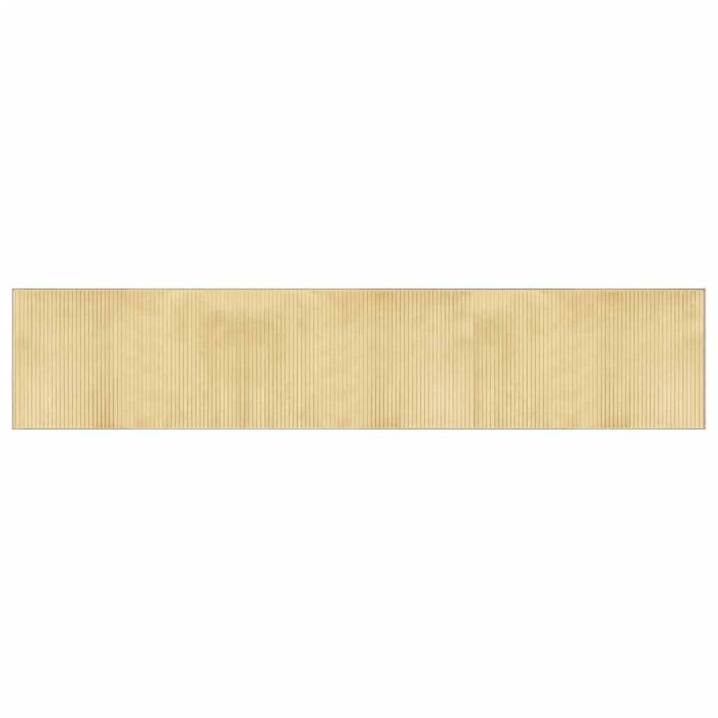 vidaXL Koberec obdélníkový světle přírodní 60 x 300 cm bambus