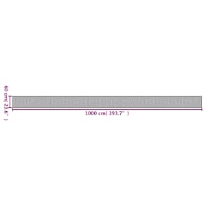 Koberec obdélníkový světle přírodní 60 x 1 000 cm bambus - obrázek 8
