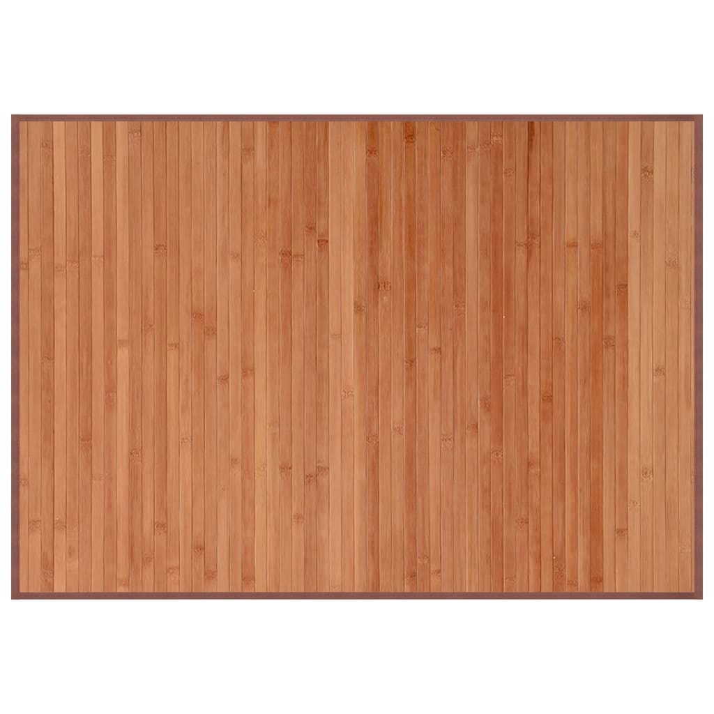 vidaXL Koberec obdélníkový hnědý 70 x 100 cm bambus