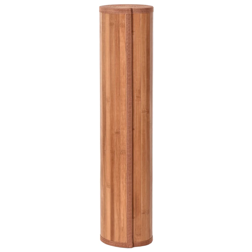 vidaXL Vloerkleed rechthoekig 70x200 cm bamboe bruin afbeelding