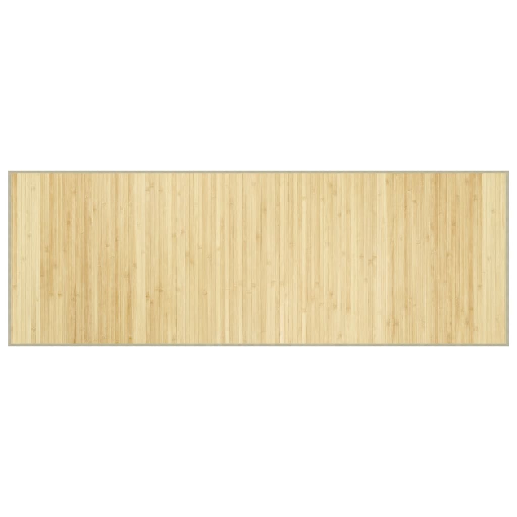 vidaXL Koberec obdĺžnikový bledý prírodný 70x200 cm bambus