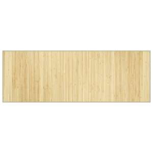 Koberec obdélníkový světle přírodní 70 x 200 cm bambus - obrázek 2