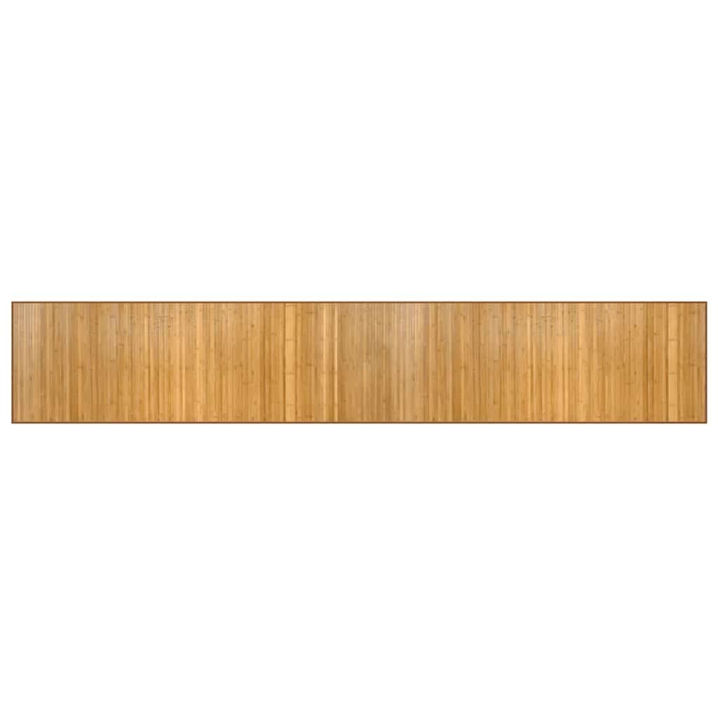 vidaXL Koberec obdélníkový přírodní 70 x 400 cm bambus
