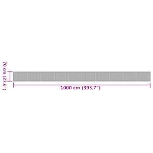 Koberec obdélníkový černý 70 x 1 000 cm bambus - obrázek 8