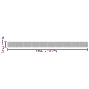 Koberec obdélníkový přírodní 70 x 1 000 cm bambus - obrázek 8