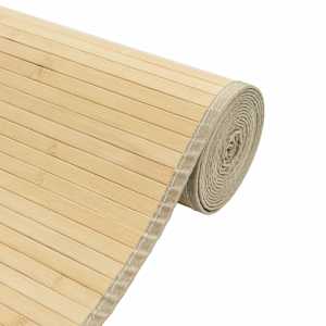 Koberec obdélníkový světle přírodní 70 x 1 000 cm bambus - obrázek 4