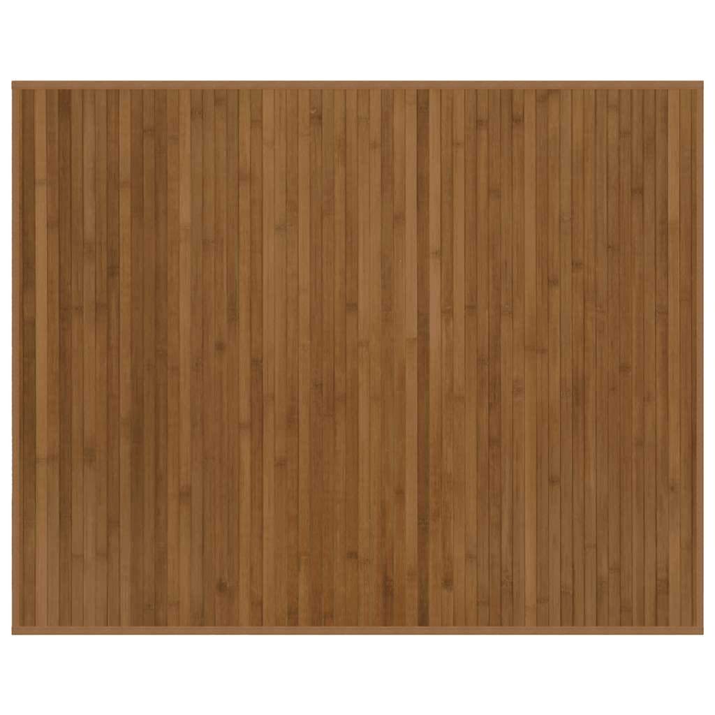 vidaXL Koberec obdĺžnikový hnedý 80x100 cm bambus