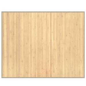 Koberec obdélníkový světle přírodní 80 x 100 cm bambus - obrázek 2