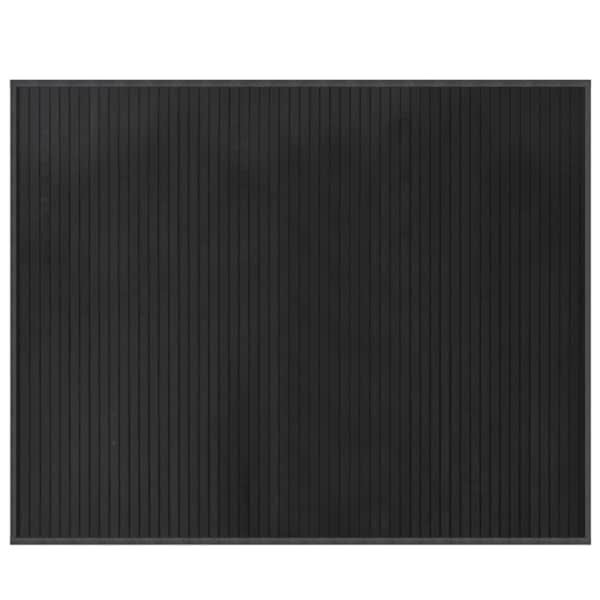 vidaXL vaip, ristk&uuml;likukujuline, hall, 80 x 100 cm, bambus