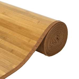 Koberec obdélníkový přírodní 80 x 200 cm bambus - obrázek 4