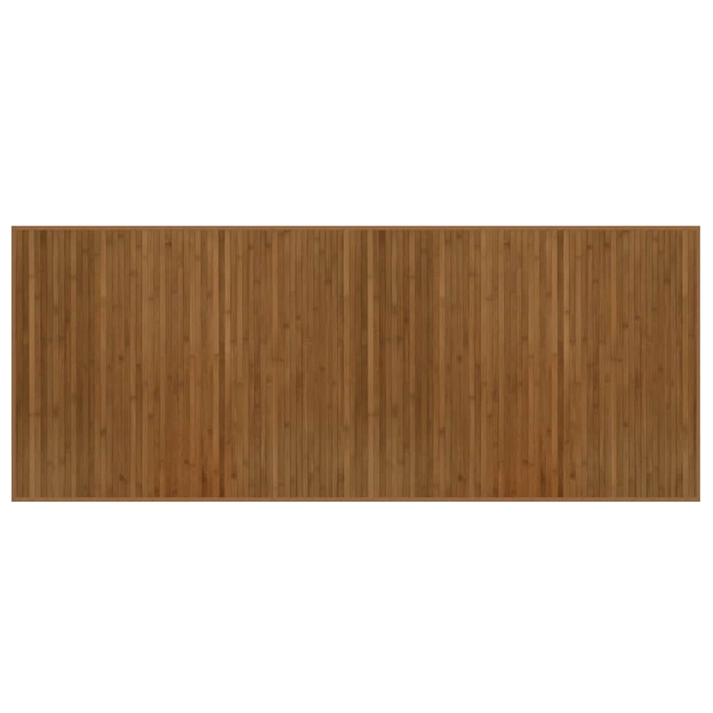 vidaXL Koberec obdĺžnikový hnedý 80x200 cm bambus