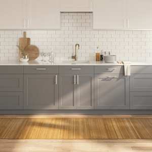 Preproga pravokotna naravna 80x300 cm bambus