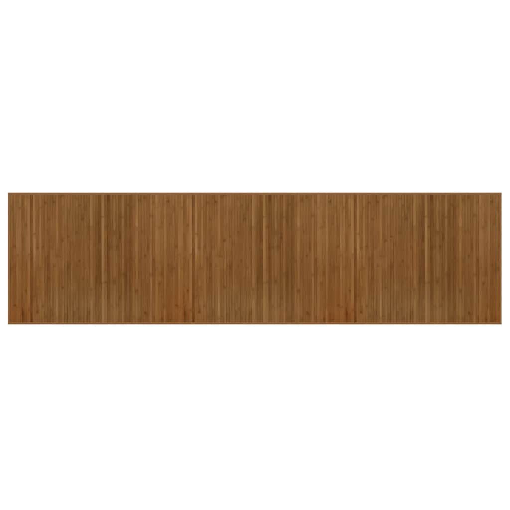 VidaXL Koberec obdélníkový hnědý 80 x 300 cm bambus