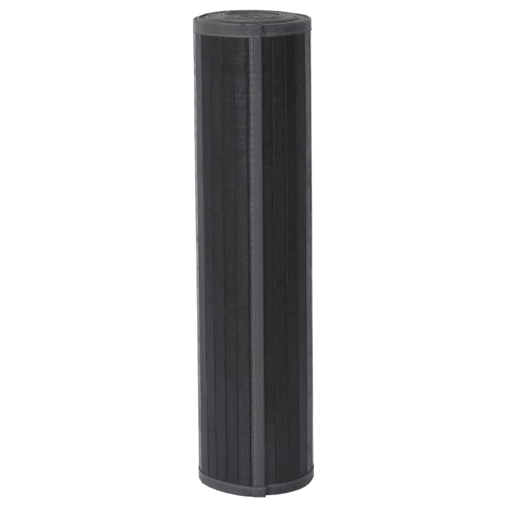 Thumbnail - vidaXL Teppich Rechteckig Grau 80x300 cm Bambus