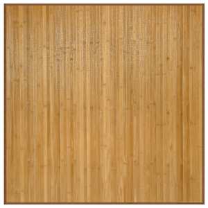 Koberec čtvercový přírodní 100 x 100 cm bambus - obrázek 2