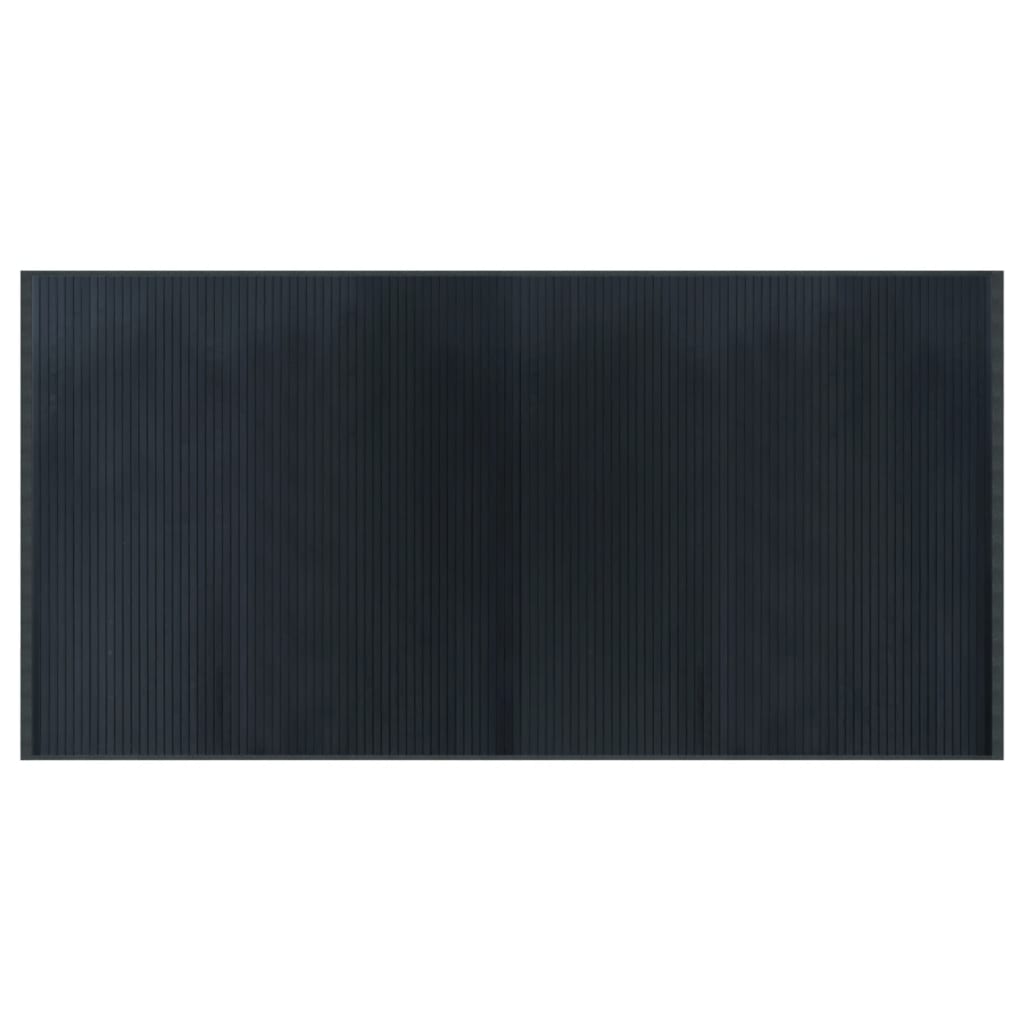 vidaXL Koberec obdélníkový šedý 100 x 200 cm bambus