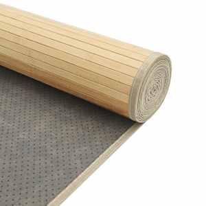 Koberec obdélníkový světle přírodní 100 x 1 000 cm bambus - obrázek 5