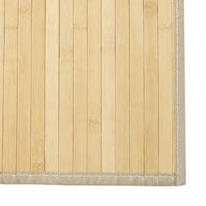 Koberec obdélníkový světle přírodní 100 x 1 000 cm bambus - obrázek 6