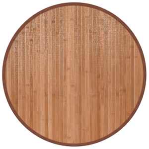 Koberec kulatý přírodní 60 cm bambus - obrázek 2