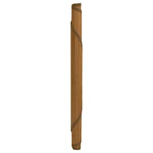 Koberec kulatý hnědý 60 cm bambus - obrázek 3