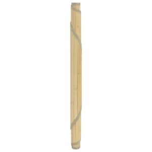 Koberec kulatý světle přírodní 60 cm bambus - obrázek 3