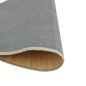 Koberec kulatý světle přírodní 60 cm bambus - obrázek 5