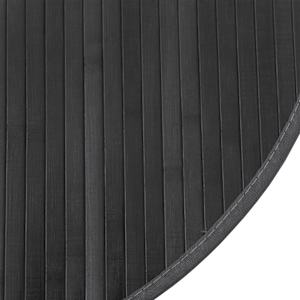 Koberec kulatý šedý 60 cm bambus - obrázek 6