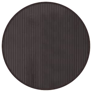 vidaXL &uuml;mmargune vaip, tumepruun, 60 cm, bambus
