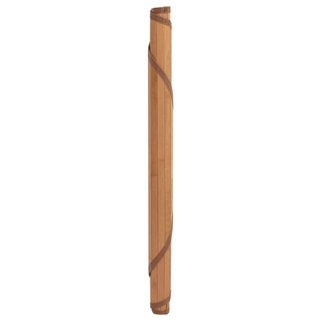 vidaXL Vloerkleed rond 80 cm bamboe naturel