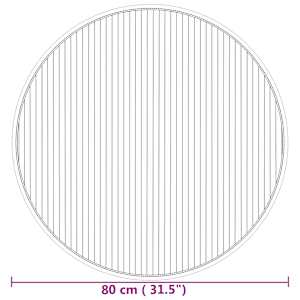 Koberec kulatý přírodní 80 cm bambus - obrázek 8