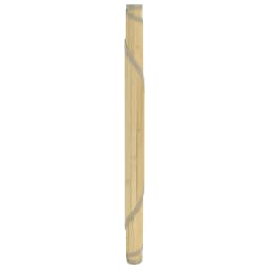 Koberec kulatý světle přírodní 80 cm bambus - obrázek 3