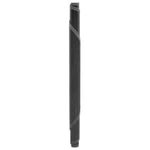 Koberec kulatý šedý 80 cm bambus - obrázek 3